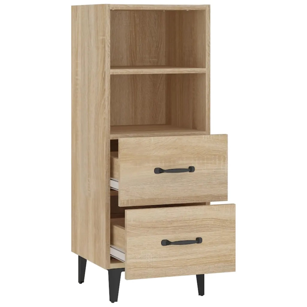 Credenza-Buffet-Armadio da cucina Rovere Sonoma 34,5x34x90 cm in Legno Multistrato 885014