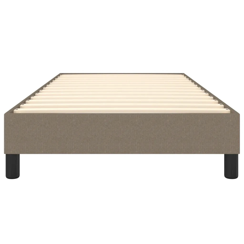 Struttura Letto a Rete a Molle Tortora 80x200 cm Tessuto 3120472