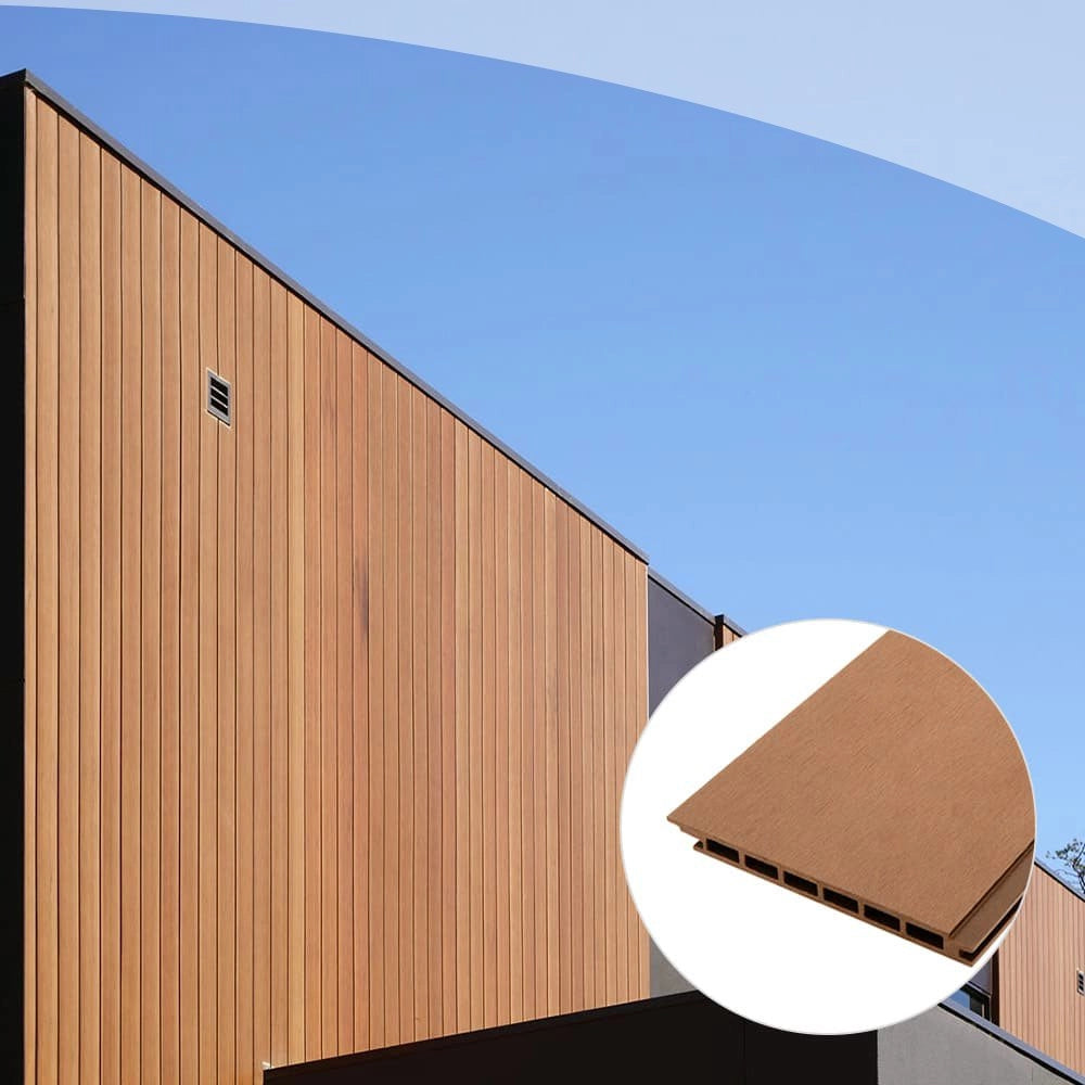Listoni WPC Plane 10m² per rivestimenti colore Teak listone 150x2200mm spessore 11mm
