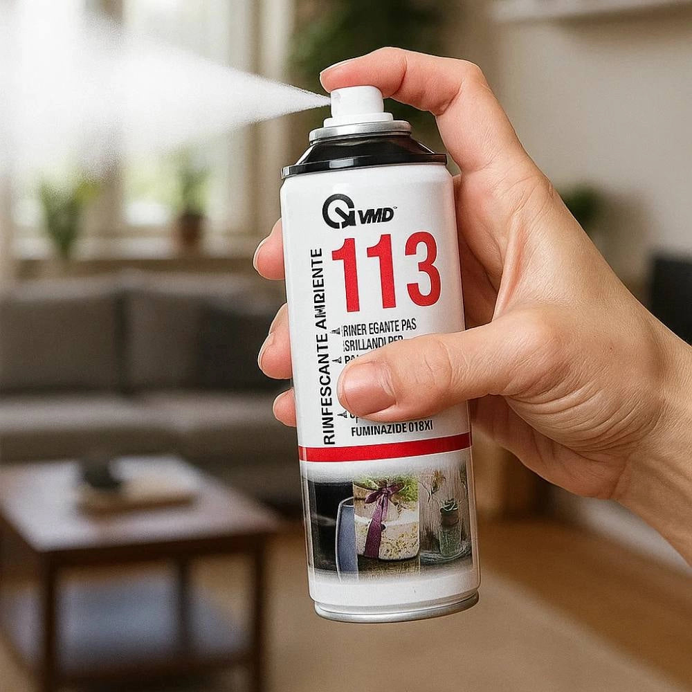 Vmd 113 igienizzante spray ambienti e superfici con azione battericida virucida