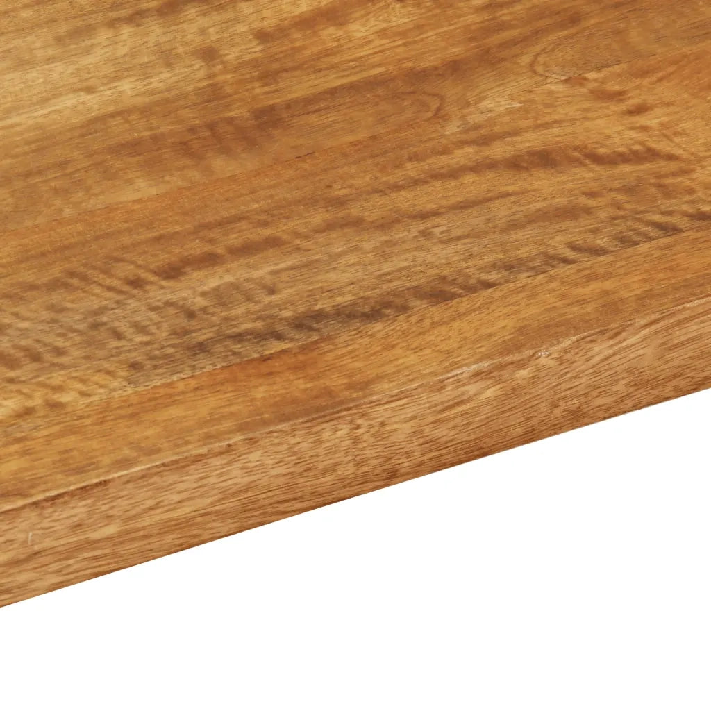 Piano per Tavolo 80x40x3,8 cm Rettangolare Legno Massello Mango 371643