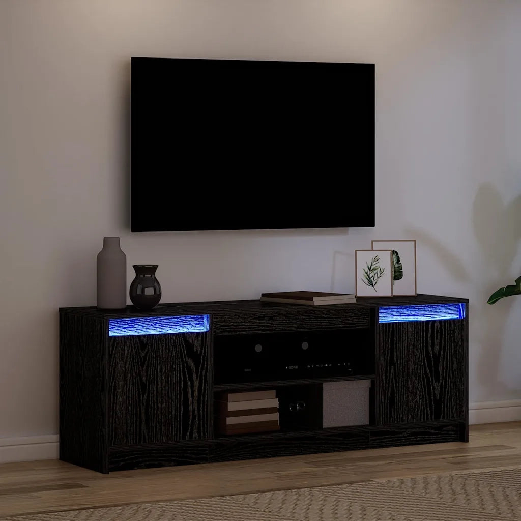 Unit¨¤ TV | Armadietto TV | Mobile Porta TV Nero 139,5 x 34 x 50 cm Legno multistrato