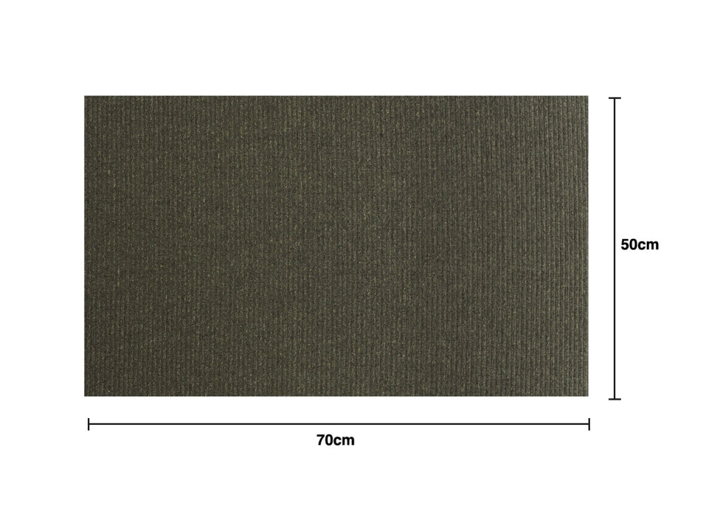 Tappeto Zerbino Ingresso Casa Antiscivolo Tinta Unita 50x70cm Passatoia Esterno - Zerbino - Verde