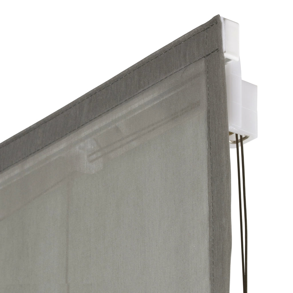 VIEWTEX Tenda pacchetto steccata a rete Grigio 150 x 250cm - Made in Europe - 5 anni di garanzia