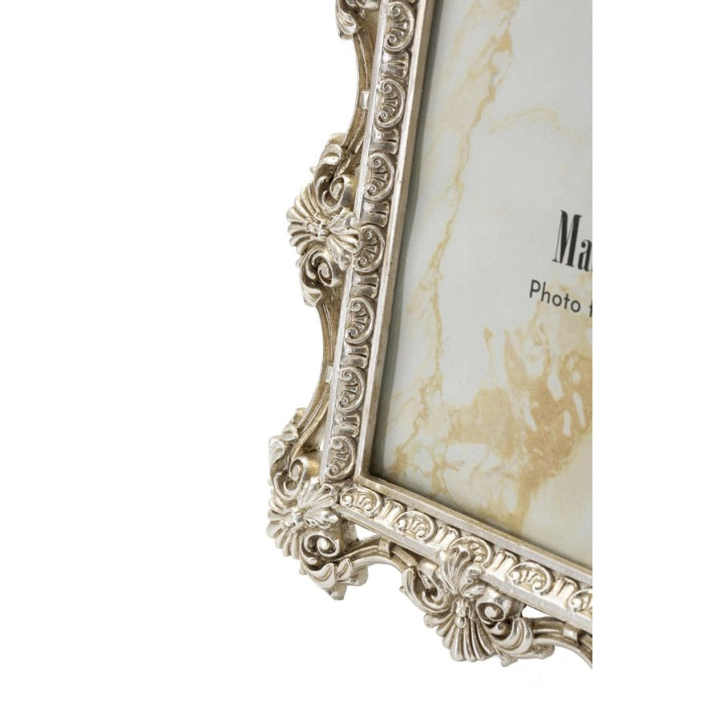 Cornice portafoto Florence argento barocca 15x20 cm