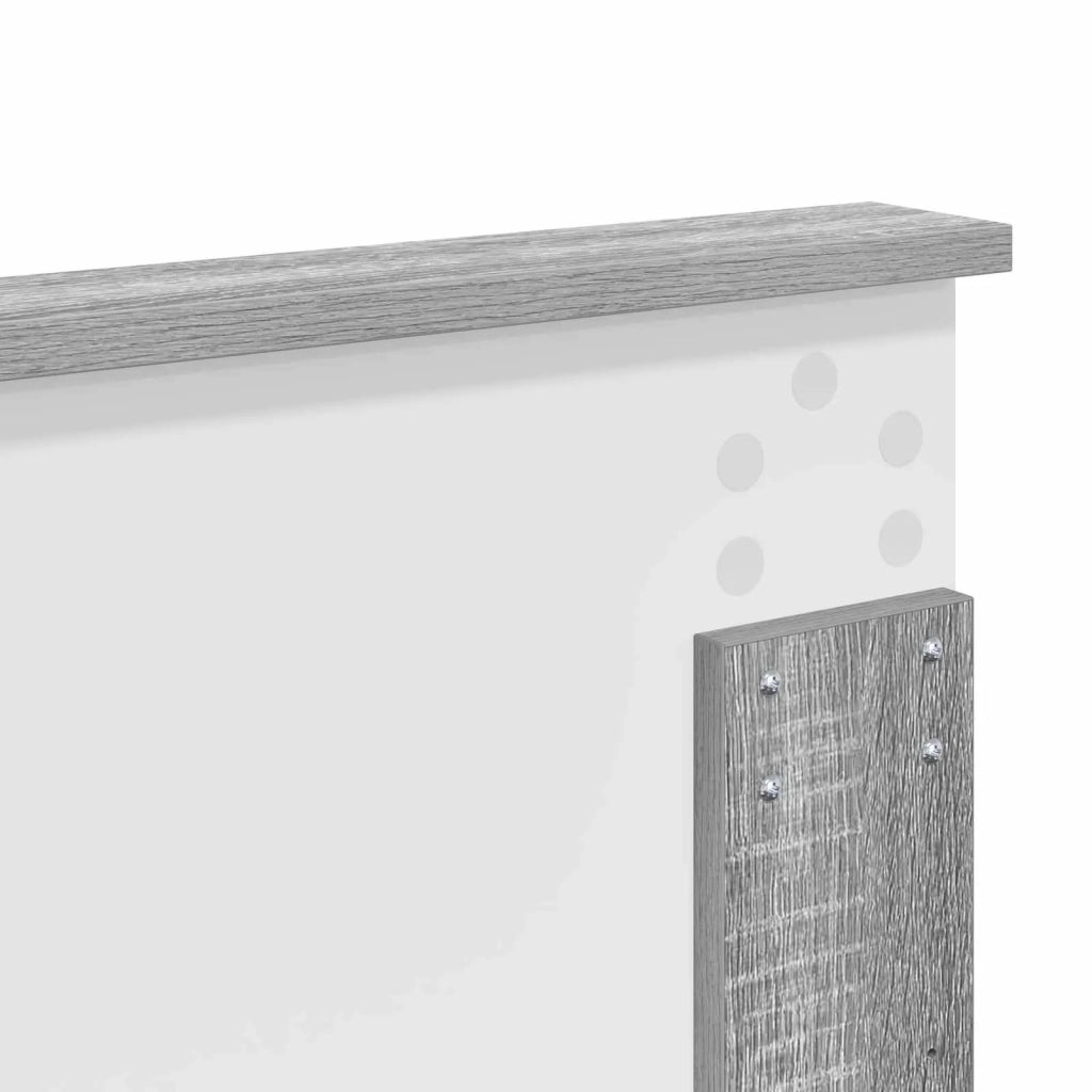 Testiera | Testata con Testiera | Testata Grigio Sonoma 135 cm Legno multistrato