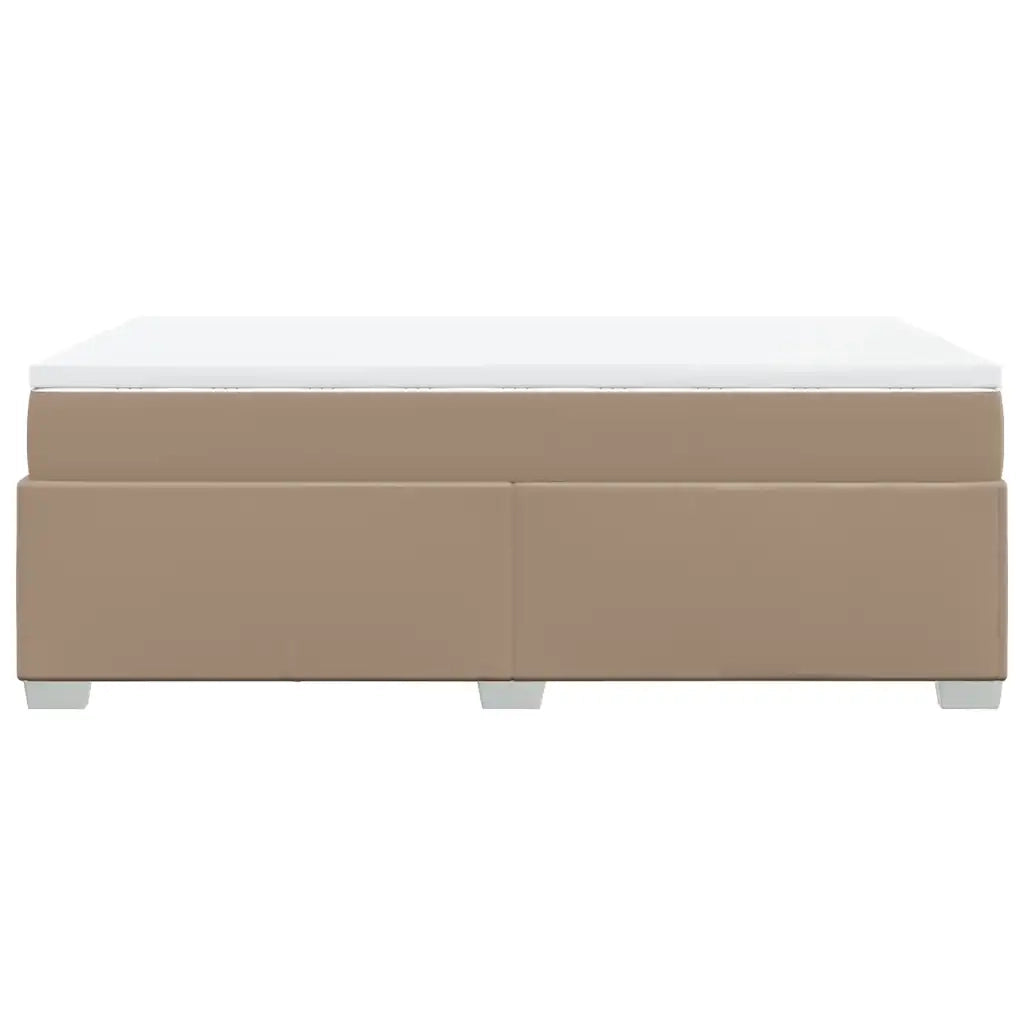 Giroletto a Molle con Materasso Cappuccino 120x190cm Similpelle 3285204