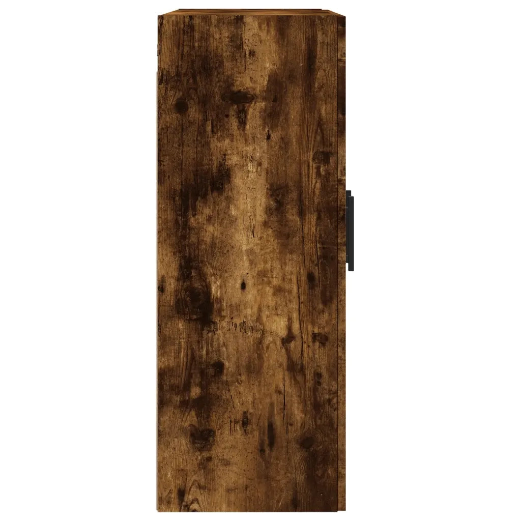 Mobile a Parete Rovere Fumo 69,5x34x90 cm in Legno Multistrato 830409