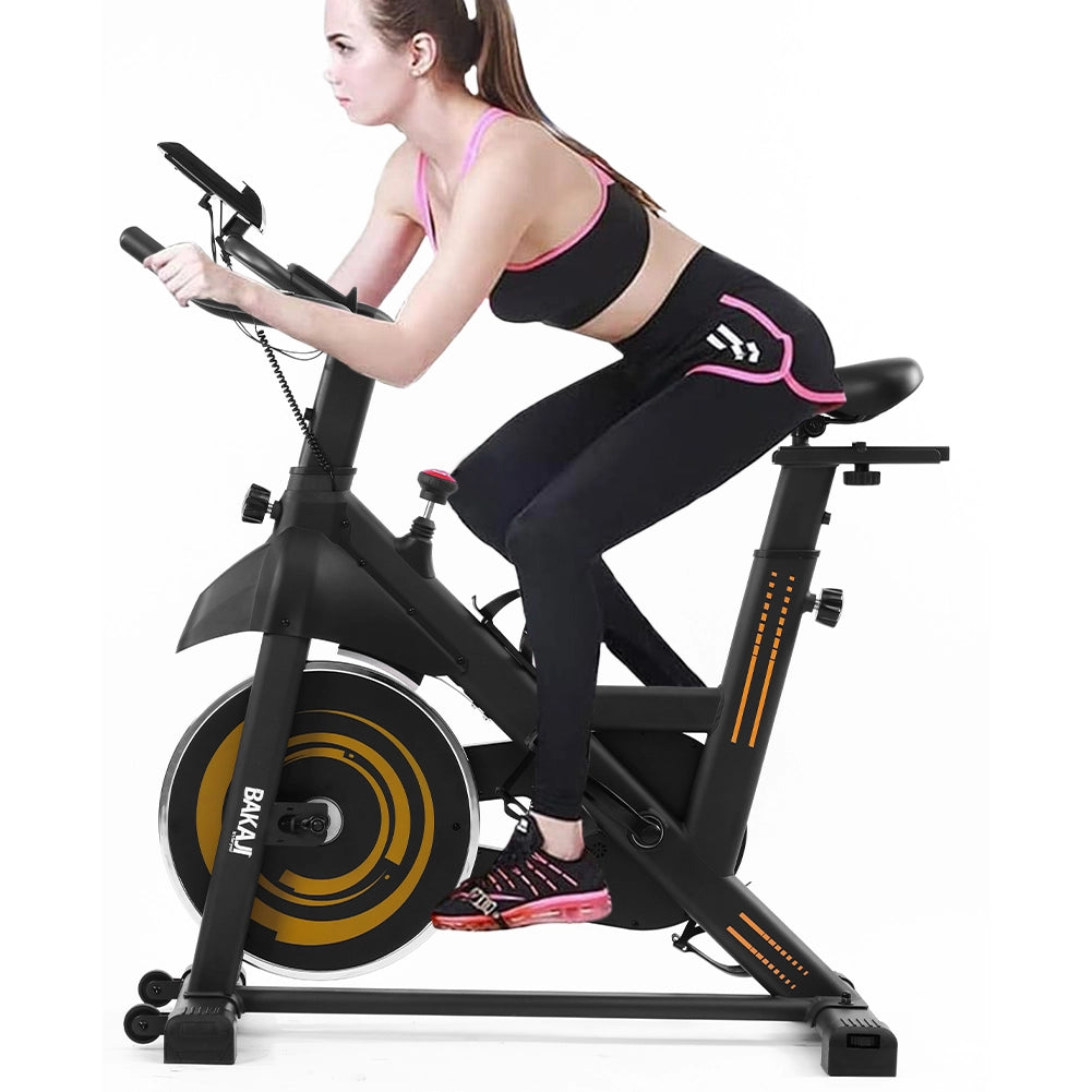 Cyclette Spinning Bike Fitness Cardio con Display LCD Bluetooth – Bici Allenamento