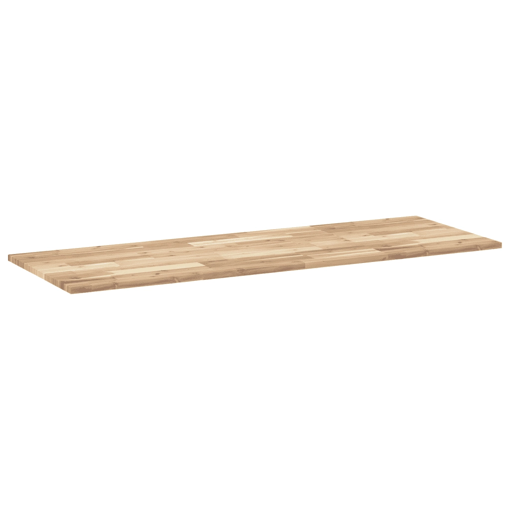 Piano da Bagno Non Trattato 140x50x2cm Legno Massello di Acacia 3279665