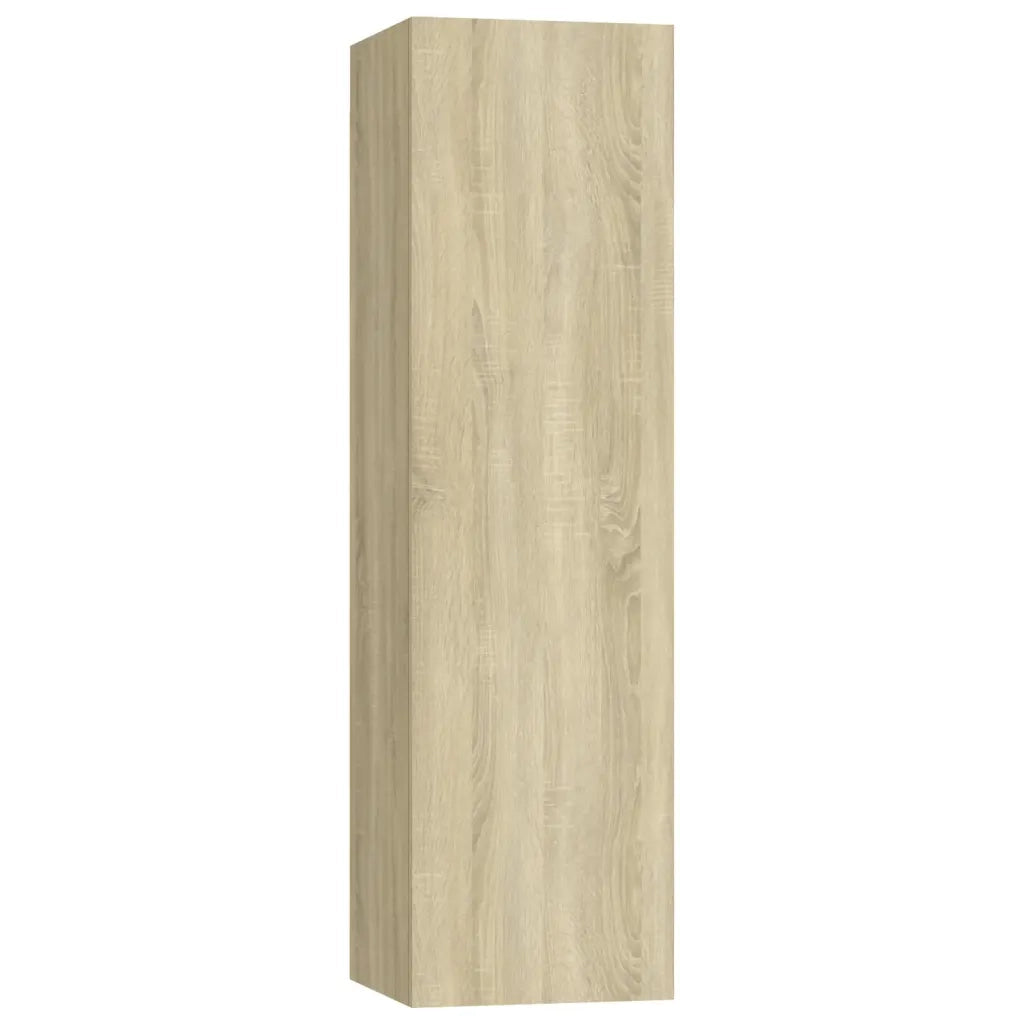 Set di Mobili Porta TV 4 pz Rovere Sonoma in Legno Multistrato 3078991