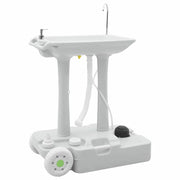 Stand per Lavaggio Mani da Campeggio con Ruote Grigio 42001432