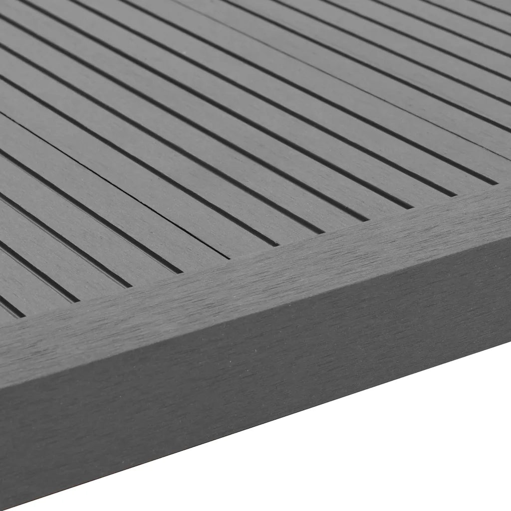 Profili Angolari per Bordi 5pz in WPC 170 cm Grigio 45019