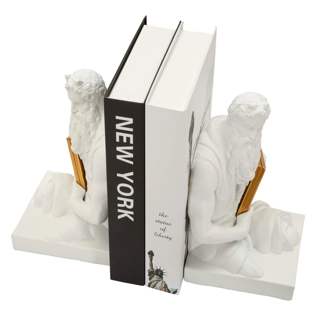 Faropa, Statua Statua Fermalibro, Bianco