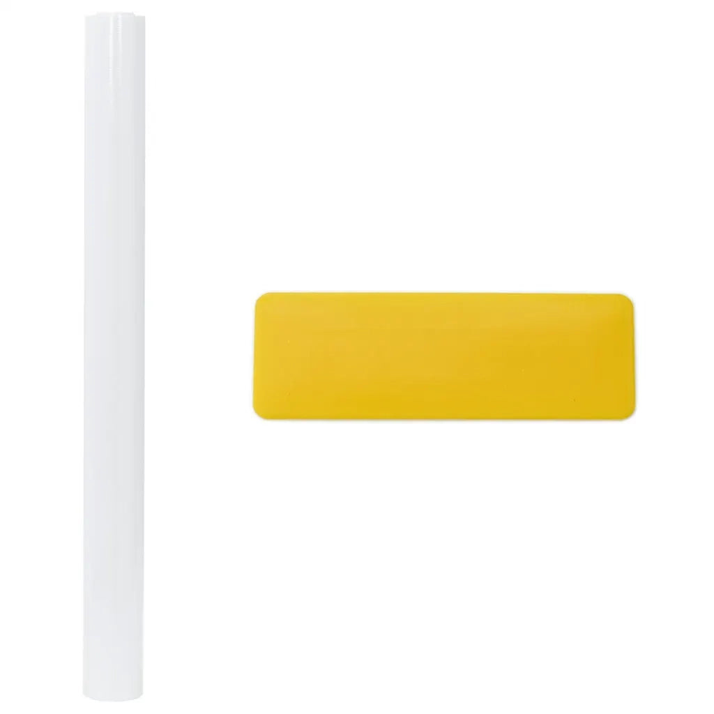 Pellicole Statiche Smerigliate Bianche 5pz in PVC 3208952