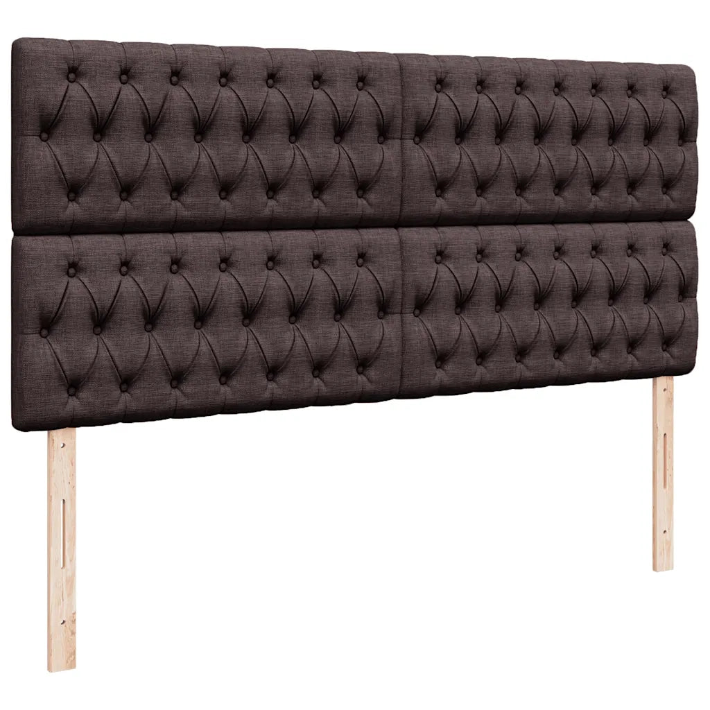 Struttura Letto Pouf con Materassi 200x200 cm in Tessuto 3314117