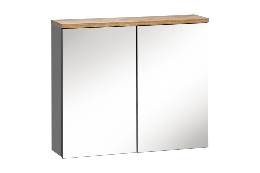 Mobile con specchio 60 cm 2 ante Bali Grafit 60 x 70 x 20 cm