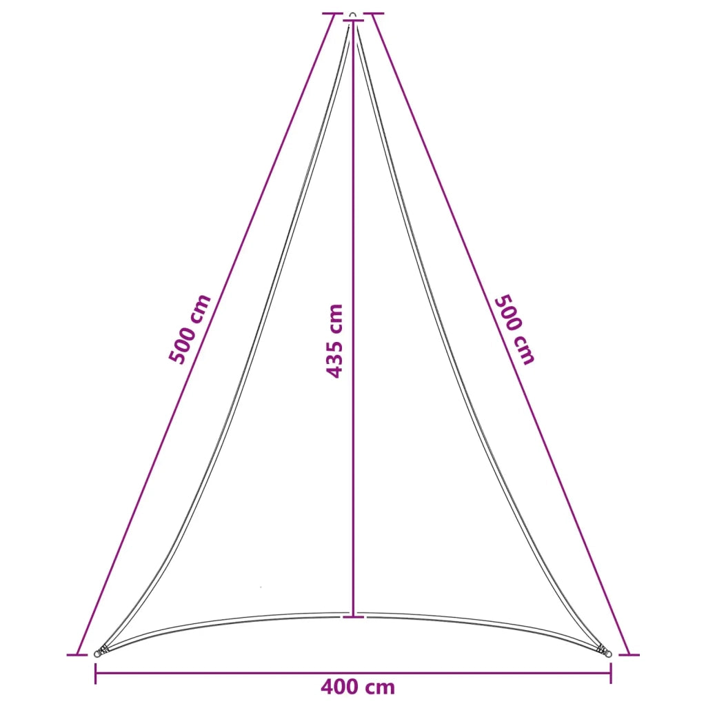 Telo Ombra 4 x 5 x 5 m HDPE 42032795