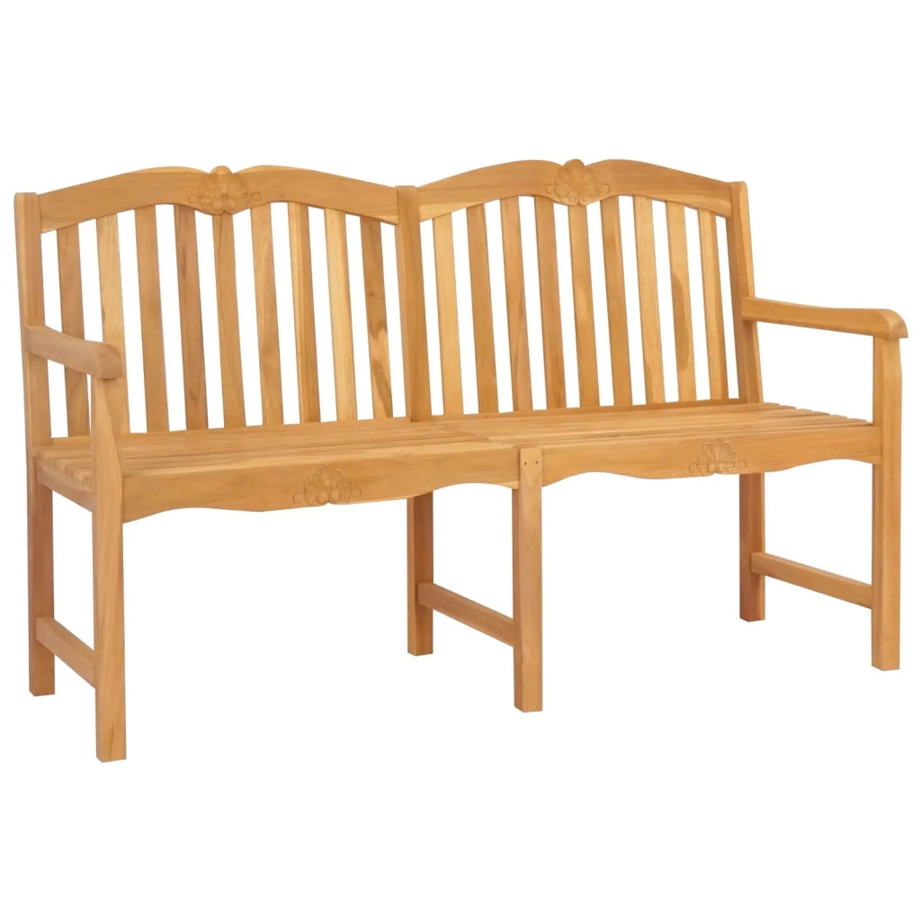 Panchina in legno intagliata a mano Naturale 150 x 60,5 x 95 cm 42030021
