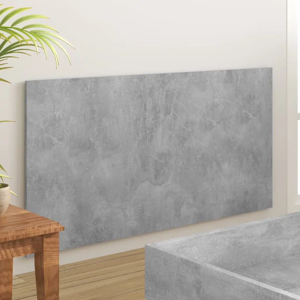 Testiera | Testata Letto Grigio Cemento 160x1,5x80cm in Legno Multistrato