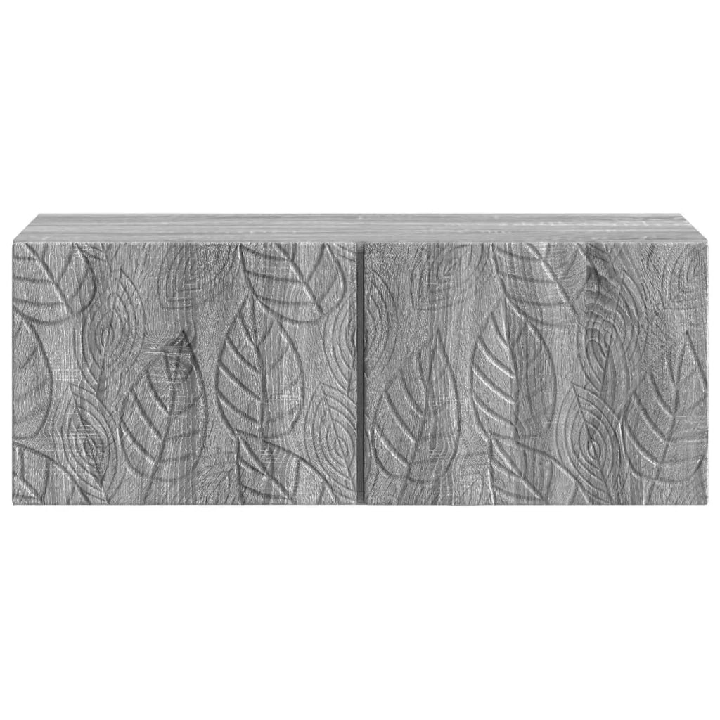 Mobile TV da Muro | Armadietto TV | Mobile Porta TV 98 x 41 x 30 cm Sonoma grigio