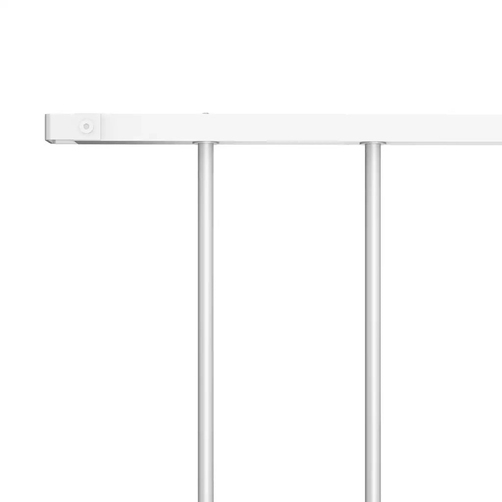 Pannello di recinzione Woerden in acciaio verniciato a polvere 1,7x0,75 m Bianco 145224