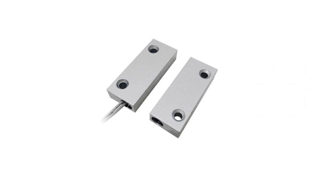 Contatto magnetico Adatto per l'installazione in metallo Tecnologia Reed ad Alta potenza Sistema di connessione a 2 filo Resistenza agli urti meccanici ed elettrici