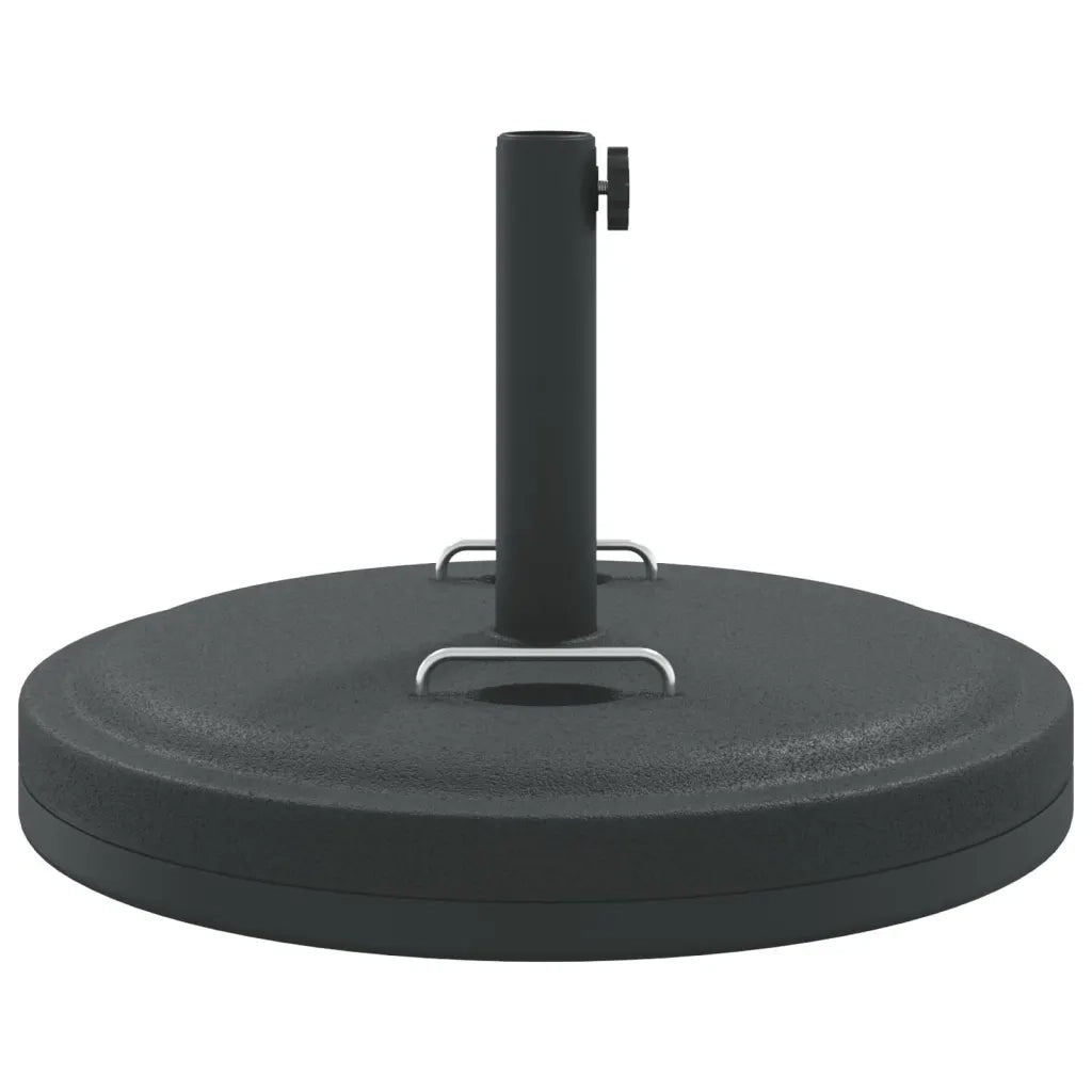 Base per ombrellone-Supporto per ombrellone con Manici per Pali ?38/48 mm 25 kg Rotonda