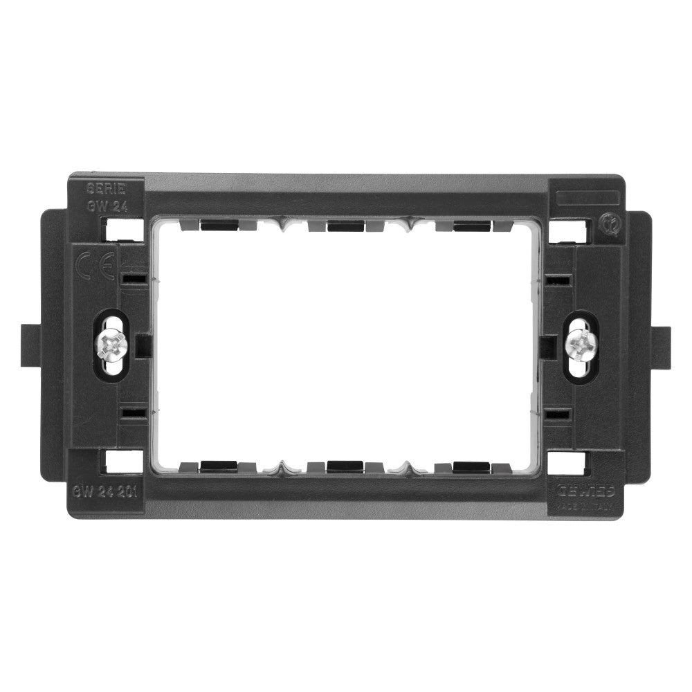 Gewiss supporto 3 posti per placca top system - virna - classic system