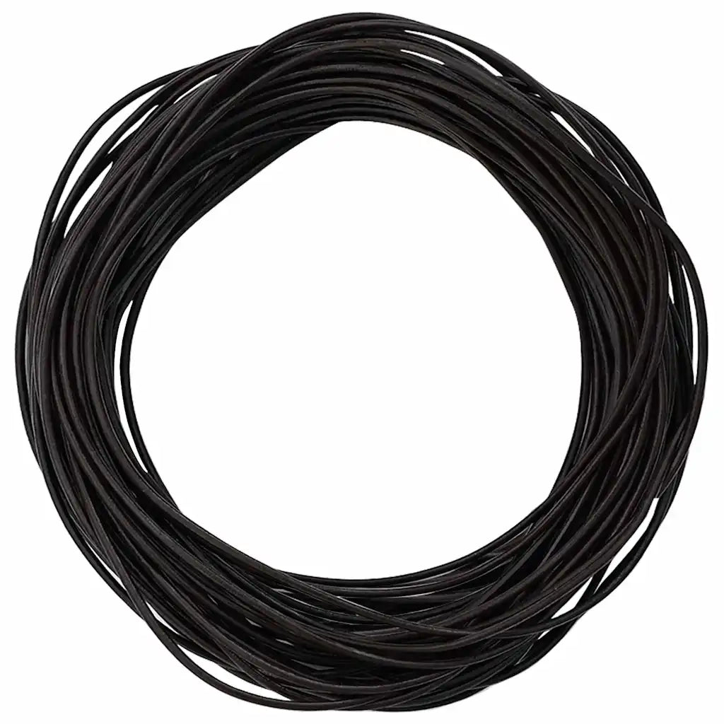 Cordino in Pelle Marrone Scuro ?1,5 mm x 5 m Pelle CFW3042749