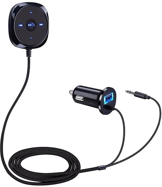 Installazione senza fili per auto con caricatore di accensione e sostenitore magnetico per auto con ingresso AUX 3,5mm