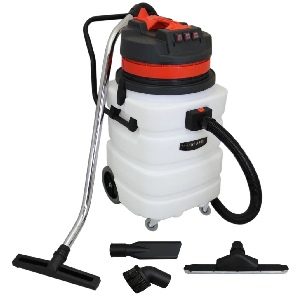 Aspirapolvere Industriale 90L 3000W a Secco e Umido in Metallo