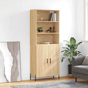Credenza Rovere Sonoma 69,5x34x180 cm in Legno Multistrato 3189264