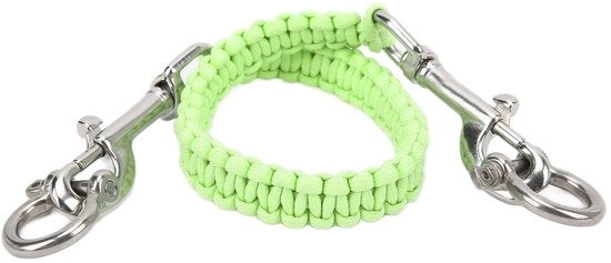 Manubrio per Macchina Fotografica Subacquea con Luci Notturne - Cinturino per Macchina Fotografica Subacquea - Grappolo in Acciaio Inossidabile - Rotazione 360 Gradi - Corda di Paracadute Resistente - Corda per Macchina Fotografica