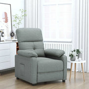 Divano Sedia-Poltrona Reclinabile in Tessuto Grigio Scuro 683691