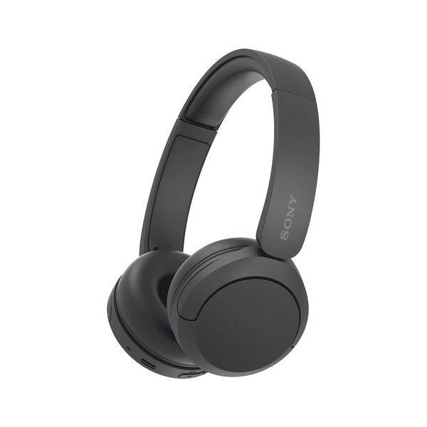 Sony cuffie bluetooth wireless wh-ch520 - durata della batteria fino a 50 ore con ricarica rapida, stile on-ear - nero - WHCH520B CE7