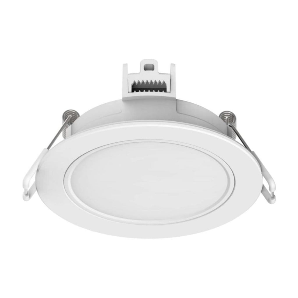 3 Faretti LED da Incasso Dimmerabili 5W 550LM 220V Rotondi Bianco D87mm H36mm Foro 70mm IP65 (Bianco Freddo 6000K)