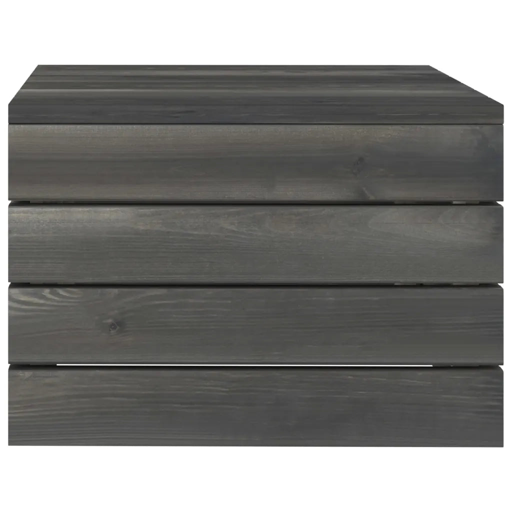 Set Divani da Giardino su Pallet 2 pz | Set Salotto da Giardino con Cuscini Massello Pino