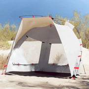 Tenda da Spiaggia 2 Persone-Tenda da campeggio Grigio Rilascio Rapido Impermeabile 931569