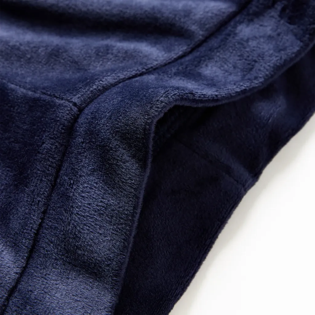 Pantaloni da Bambino in Velluto Blu Scuro 104 14400