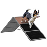 Rampa Agility A-Frame ¨C Xylo ¨C Superficie Antiscivolo 173x59x66cm Grigio