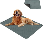 Panno di Addestramento Lavabile Pannolino Rapido Assorbente per Cuccioli Cani Gatti 100 x 70 cm 1 Pezzo L-Grey