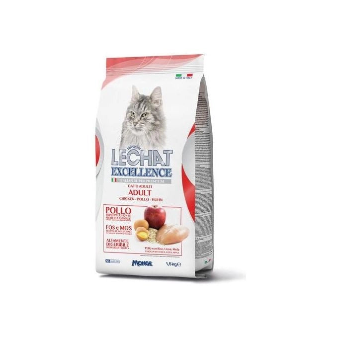 Monge LeChat Excellence cibo secco per gatti 1,5 kg Adulto Pollo