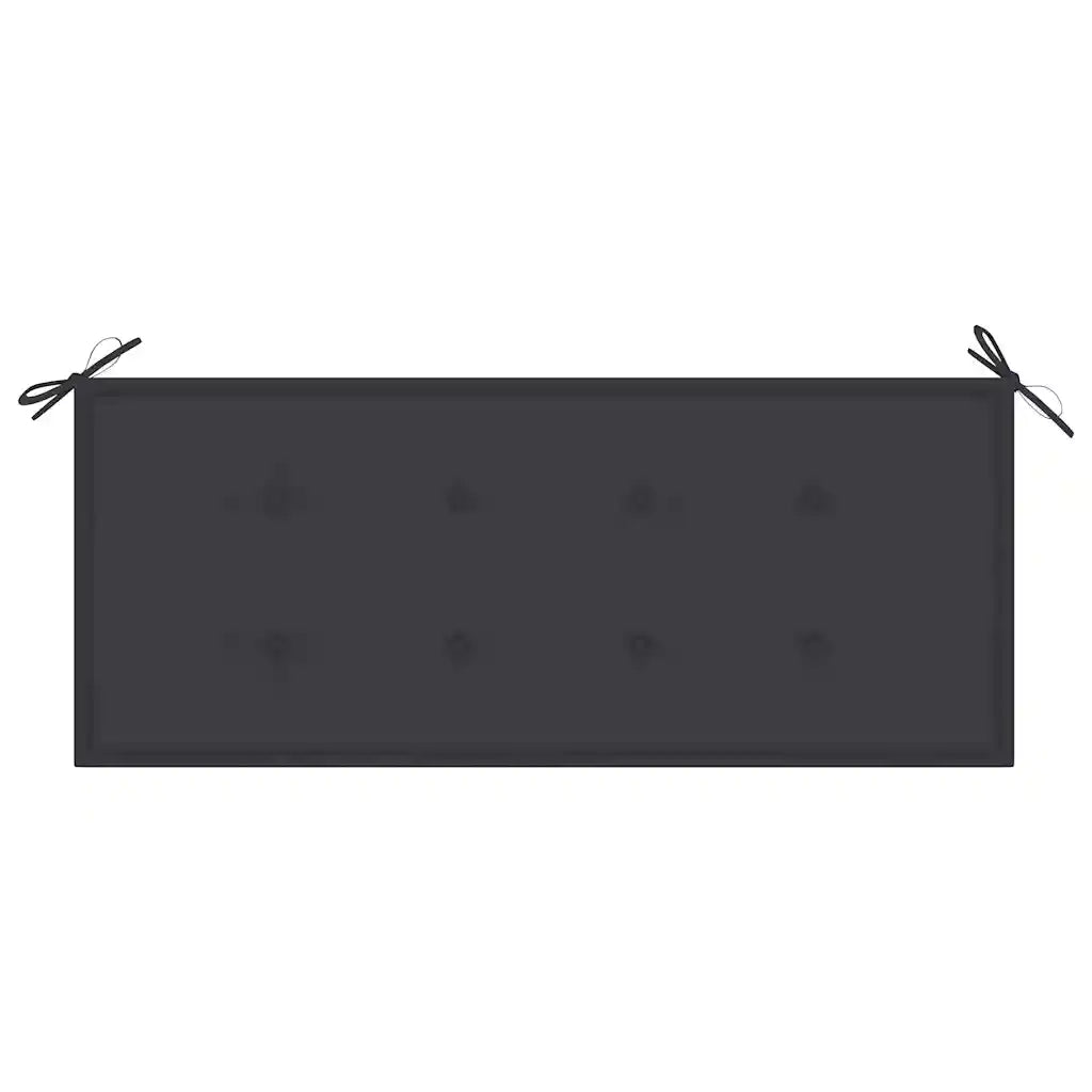 Panca da Giardino con Cuscino 120 cm in Bambù 3063876
