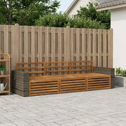 Set di divani da esterno 3 pcs Naturale 3382977