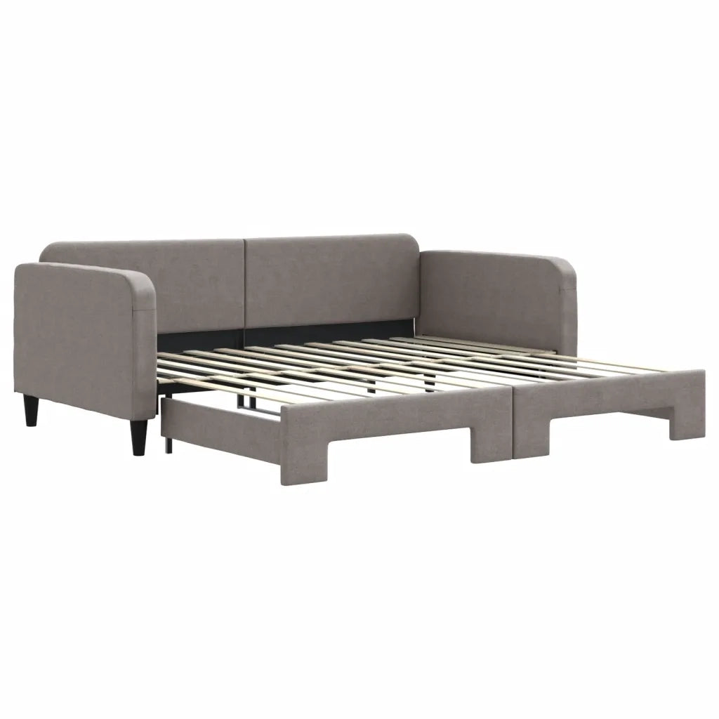 Divano letto | Sof¨¤ letto | Letto singolo Estraibile Tortora 100x200 cm in Tessuto