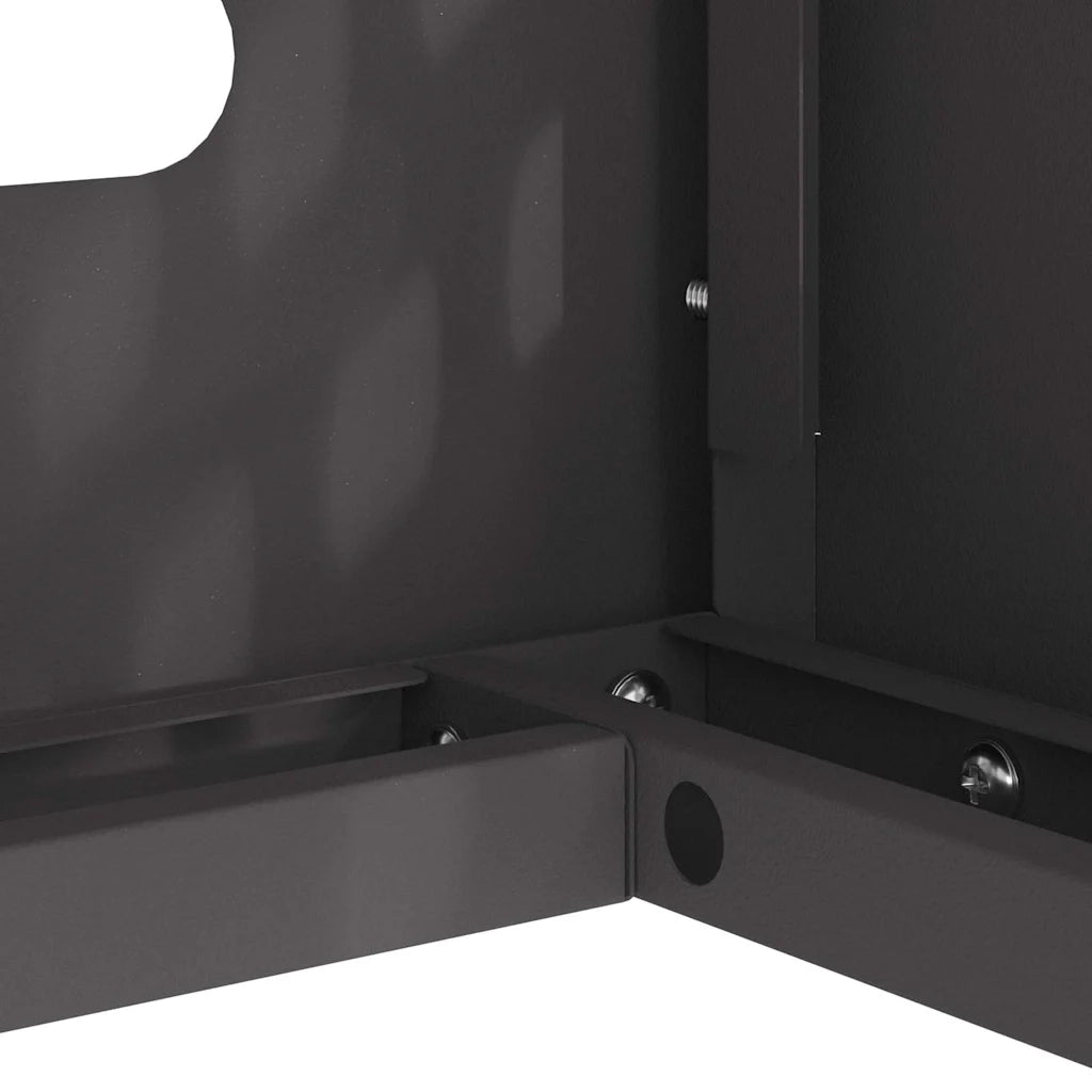 Copertura per condizionatore d'aria Nero 90 x 40 x 60 cm 865890