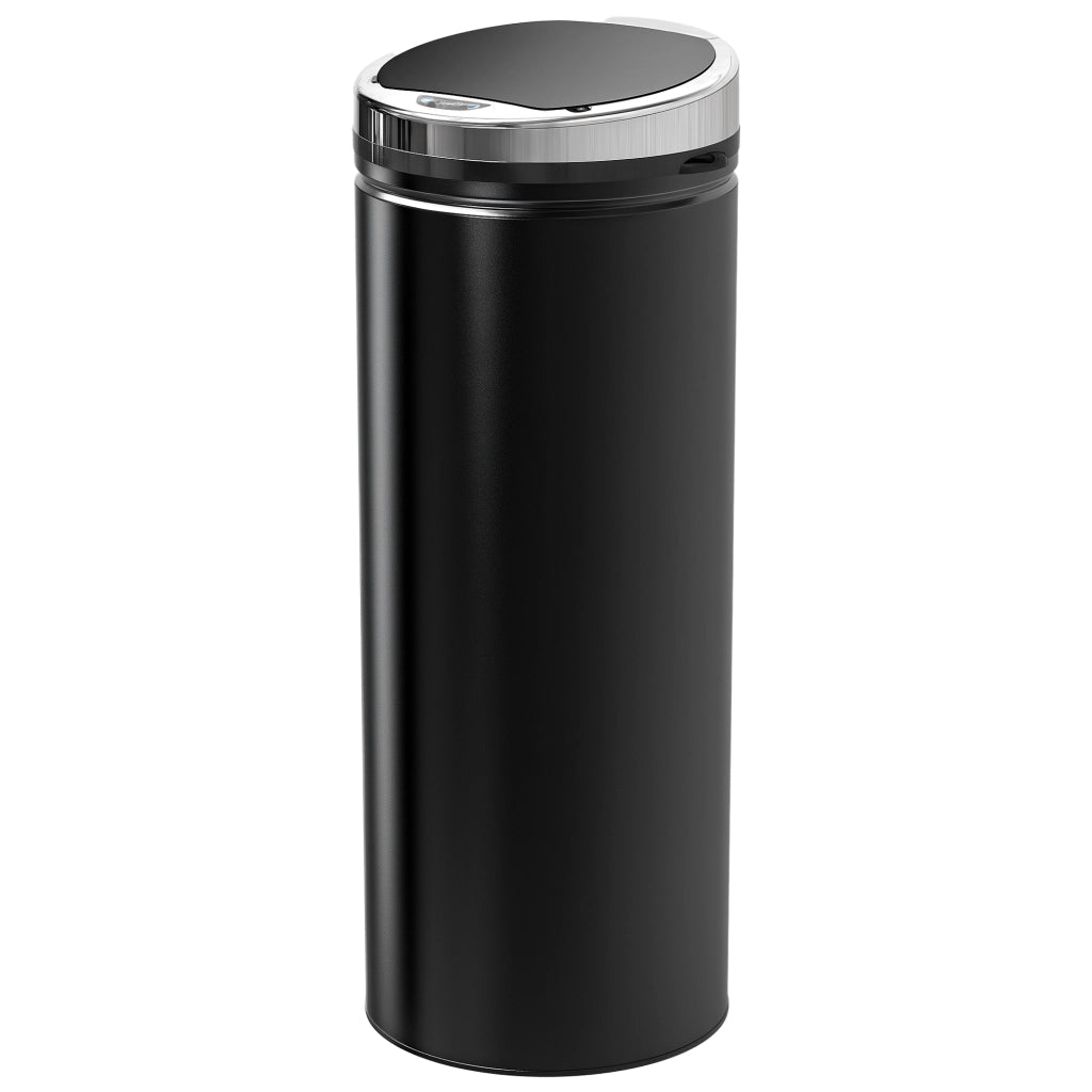 Cestino Automatico 50L ¨C Minimal ¨C Nero Acciaio Inossidabile