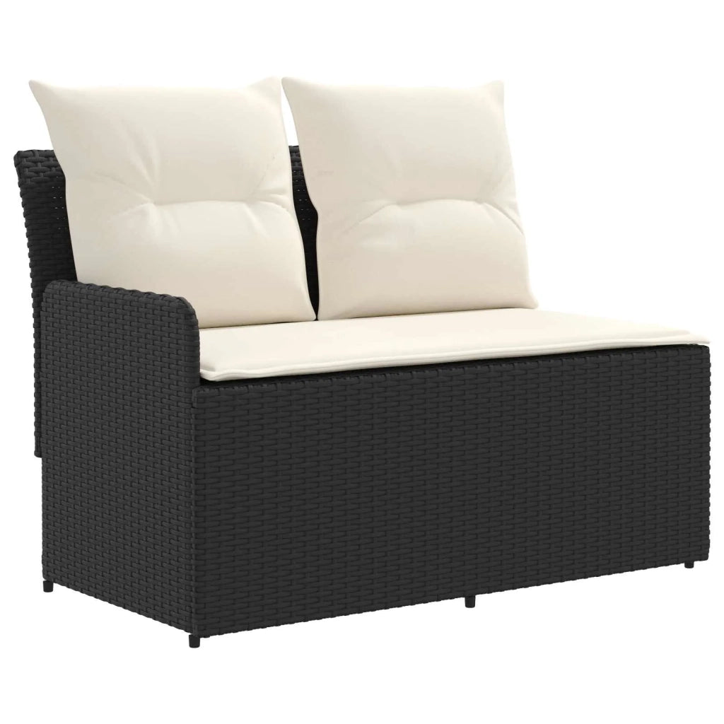 Sofa da giardino-Divano con braccioli da giardino con divano angolare 2 Pezzo 939945