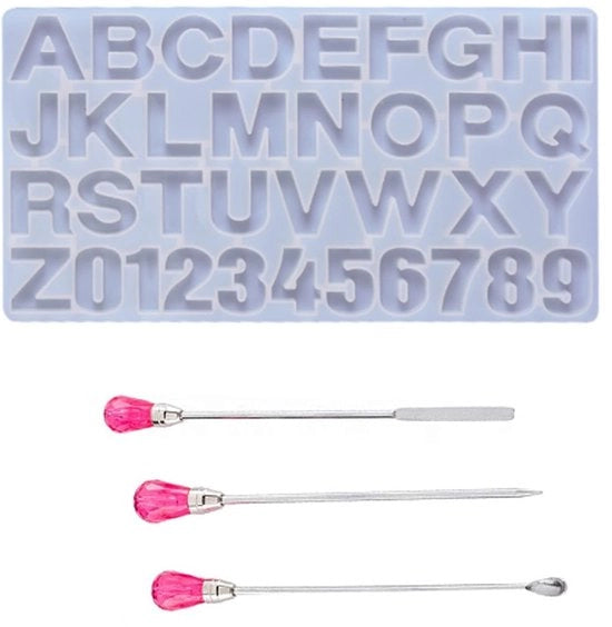 Harsmal con 3-Del Regolatore - Bocchette di Silicone per Epoxy - Gioielli/Chiavi - Manufatti Artigianali a Mano - Inclusi Spunti per Regolare - Bocchette di Silicone